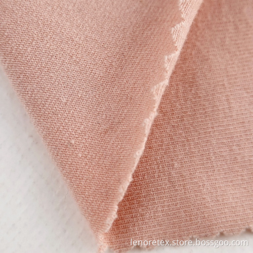 Bawełna z recyklingu Poliester Spandex Knit Single Jersey Tkanina